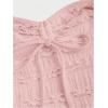 imageSHENHE Womens Halter Neck Babydoll Top Bow Front Ruched Lace Trim Flowy Tank TopPink