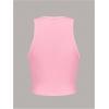 imageSHENHE Womens Y2k Cherry Tank Top Crew Neck Graphic Fitted Sleeveless Crop Tank ShirtPink