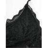 imageSHENHE Womens Y2k Lace Halter Top Tie Backless Deep V Neck Sexy Fitted Crop TopBlack