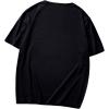 imageSHENHE Mens Casual Letter Print Short Sleeve Round Neck Regular Fit T Shirt TopsCar Black