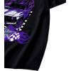 imageSHENHE Mens Casual Letter Print Short Sleeve Round Neck Regular Fit T Shirt TopsCar Black