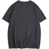 imageSHENHE Mens Casual Letter Print Short Sleeve Round Neck Regular Fit T Shirt TopsCar Dark Grey