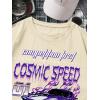 imageSHENHE Mens Casual Letter Print Short Sleeve Round Neck Regular Fit T Shirt TopsCar Khaki