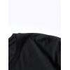 imageSHENHE Mens Casual Letter Print Short Sleeve Round Neck Regular Fit T Shirt TopsPurple Black