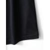 imageSHENHE Mens Casual Letter Print Short Sleeve Round Neck Regular Fit T Shirt TopsPurple Black