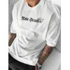 imageSHENHE Mens Casual Letter Print Short Sleeve Round Neck Regular Fit T Shirt TopsSlogan Figure White