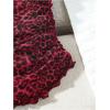imageSHENHE Womens Leopard Print Mesh Tube Twist Front Strapless Ruched Sexy Y2k Tube TopsRed