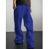 imageSHENHE Mens Baggy Pants Wide Leg Drawstring Waist Loose Sweatpants with PocketsRoyal Blue