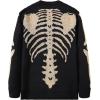 imageSHENHE Mens Skeleton Pattern Cardigan Sweaters Long Sleeve Unisex Outwear Knitted CoatsKhaki