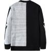 imageSHENHE Mens Skeleton Pattern Cardigan Sweaters Long Sleeve Unisex Outwear Knitted CoatsLight Grey