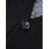 imageSHENHE Mens Skeleton Pattern Cardigan Sweaters Long Sleeve Unisex Outwear Knitted CoatsSolid Black