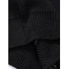 imageSHENHE Mens Skeleton Pattern Cardigan Sweaters Long Sleeve Unisex Outwear Knitted CoatsSolid Black