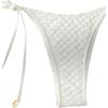 imageSHENHE Womens 2 Piece Halter Swimsuit Textured Tie Side Triangle Bikini Bathing SuitBeige
