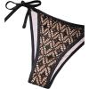 imageSHENHE Womens 2 Piece Halter Swimsuit Textured Tie Side Triangle Bikini Bathing SuitMesh Black