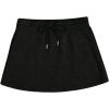 imageSHENHE Womens Drawstring Waist Casual Sweat Skirt Sports Mini Skirt with PocketsBlack