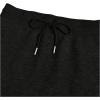 imageSHENHE Womens Drawstring Waist Casual Sweat Skirt Sports Mini Skirt with PocketsBlack