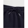 imageSHENHE Womens Drawstring Waist Casual Sweat Skirt Sports Mini Skirt with PocketsDeep Blue