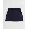 imageSHENHE Womens Drawstring Waist Casual Sweat Skirt Sports Mini Skirt with PocketsDeep Blue