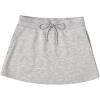 imageSHENHE Womens Drawstring Waist Casual Sweat Skirt Sports Mini Skirt with PocketsGrey