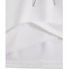 imageSHENHE Womens Drawstring Waist Casual Sweat Skirt Sports Mini Skirt with PocketsWhite