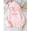 imageSHENHE Womens Graphic Hoodie Slogan Faith Over Fear Christian Hoodie Pullover SweatshirtPink