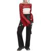 imageSHENHE Womens Hollow Out Knitted Pullover Sweater Crochet Cropped Sweater Top Long Sleeve Casual Cover Up TopRed