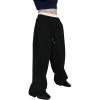 imageSHENHE Mens Baggy Pants Wide Leg Drawstring Waist Loose Sweatpants with PocketsBlack