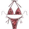 Paisley Black Red