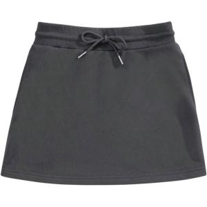 imageSHENHE Womens Drawstring Waist Casual Sweat Skirt Sports Mini Skirt with PocketsDark Grey