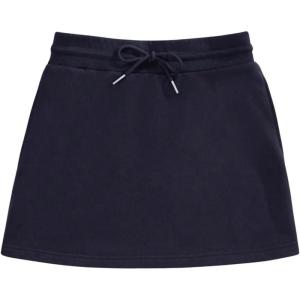 imageSHENHE Womens Drawstring Waist Casual Sweat Skirt Sports Mini Skirt with PocketsDeep Blue