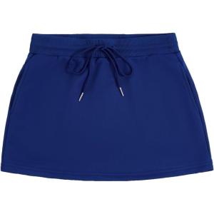 imageSHENHE Womens Drawstring Waist Casual Sweat Skirt Sports Mini Skirt with PocketsRoyal Blue