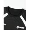 imageSHENHE Mens Crewneck Letter Graphic Sweatshirt Raglan Sleeve Vintage Pullover SweatshirtBlack