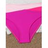 imageSHENHE Girls 2 Piece Swimsuit V Neck Wrap Front Colorblock Vacation Bikini SetPink