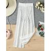imageSHENHE Girls Sheer Crochet Swim Cover Up Hollow Out Beach Palazzo Pants Knit Coverups White 8 Years