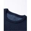imageSHENHE Mens Crew Neck Graphic Sweater Long Sleeve Gothic Loose Sweater Pullover TopLetters Dark Blue
