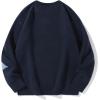 imageSHENHE Mens Crew Neck Graphic Sweater Long Sleeve Gothic Loose Sweater Pullover TopLetters Dark Blue