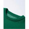 imageSHENHE Mens Crew Neck Graphic Sweater Long Sleeve Gothic Loose Sweater Pullover TopLetters Green