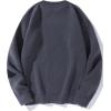 imageSHENHE Mens Crew Neck Graphic Sweater Long Sleeve Gothic Loose Sweater Pullover TopLetters Grey