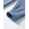 imageSHENHE Mens Crew Neck Graphic Sweater Long Sleeve Gothic Loose Sweater Pullover TopLetters Light Blue