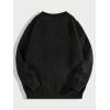 imageSHENHE Mens Crew Neck Graphic Sweater Long Sleeve Gothic Loose Sweater Pullover TopSpiderweb Black