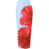 imageSHENHE Womens Floral 3 Piece Swimsuit Triangle Halter String Bikini Set with Cover Up Long SkirtBlue