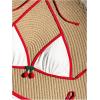 imageSHENHE Womens 2 Piece Swimsuits Halter Triangle Bathing Suit Tie String Bikini SetCherry Red White