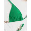 imageSHENHE Womens Sexy Bikini Sets Ring Triangle Tie Bathing Suits 2 Piece SwimsuitsGreen
