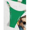 imageSHENHE Womens Sexy Bikini Sets Ring Triangle Tie Bathing Suits 2 Piece SwimsuitsGreen