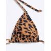 imageSHENHE Womens Sexy Bikini Sets Ring Triangle Tie Bathing Suits 2 Piece SwimsuitsLeopard Brown