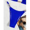 imageSHENHE Womens Sexy Bikini Sets Ring Triangle Tie Bathing Suits 2 Piece SwimsuitsRoyal Blue