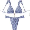 Tribal Blue White