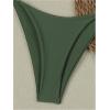 imageSHENHE Womens Triangle String Bikini Set 2 Piece Halter Swimsuits Starfish Metal Linked Swim SetDark Green