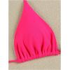 imageSHENHE Womens Triangle String Bikini Set 2 Piece Halter Swimsuits Starfish Metal Linked Swim SetHot Pink