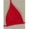 imageSHENHE Womens Triangle String Bikini Set 2 Piece Halter Swimsuits Starfish Metal Linked Swim SetRed